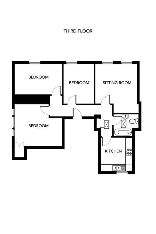 Beautiful Character 3 Bed City Centre Apartment Μπαθ Εξωτερικό φωτογραφία